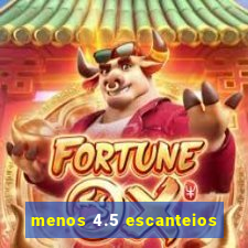 menos 4.5 escanteios